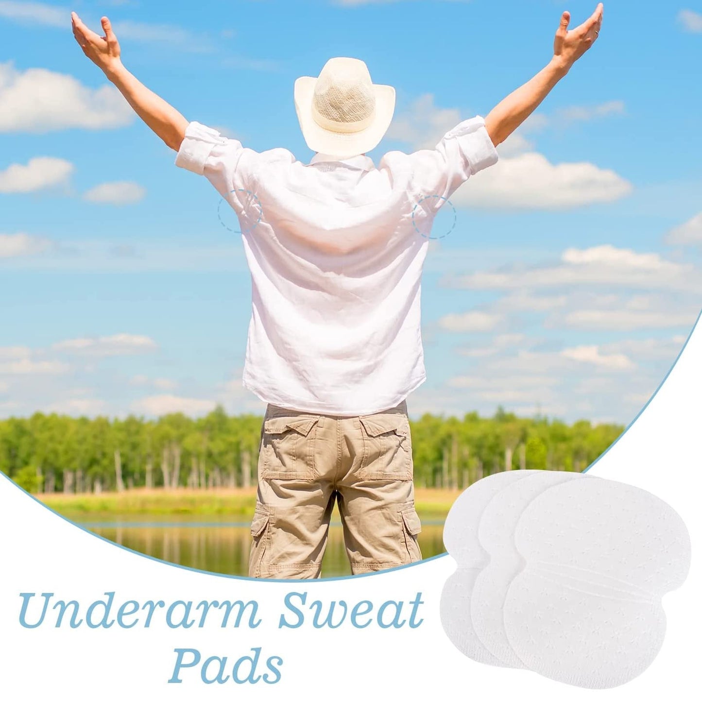 🍃Ultra-Thin Disposable Underarm Sweat Pads