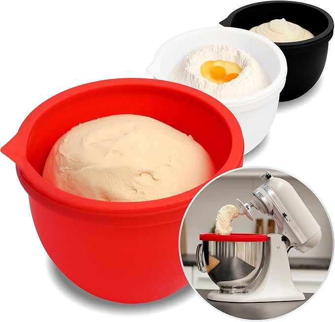 Silicone Egg Beater Professional Mixing Bowl