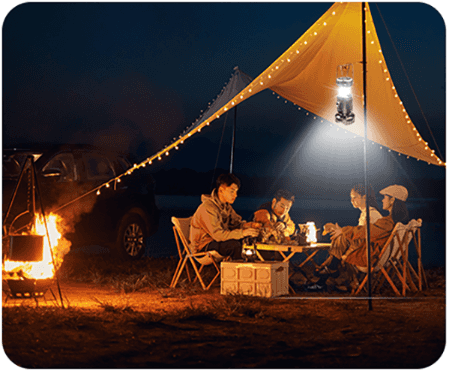 🔥🎁Hot Sale 50% OFF💡Portable LED Camping Lantern With Fan