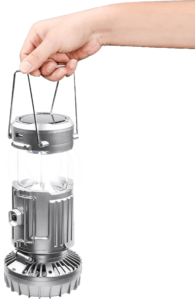🔥🎁Hot Sale 50% OFF💡Portable LED Camping Lantern With Fan