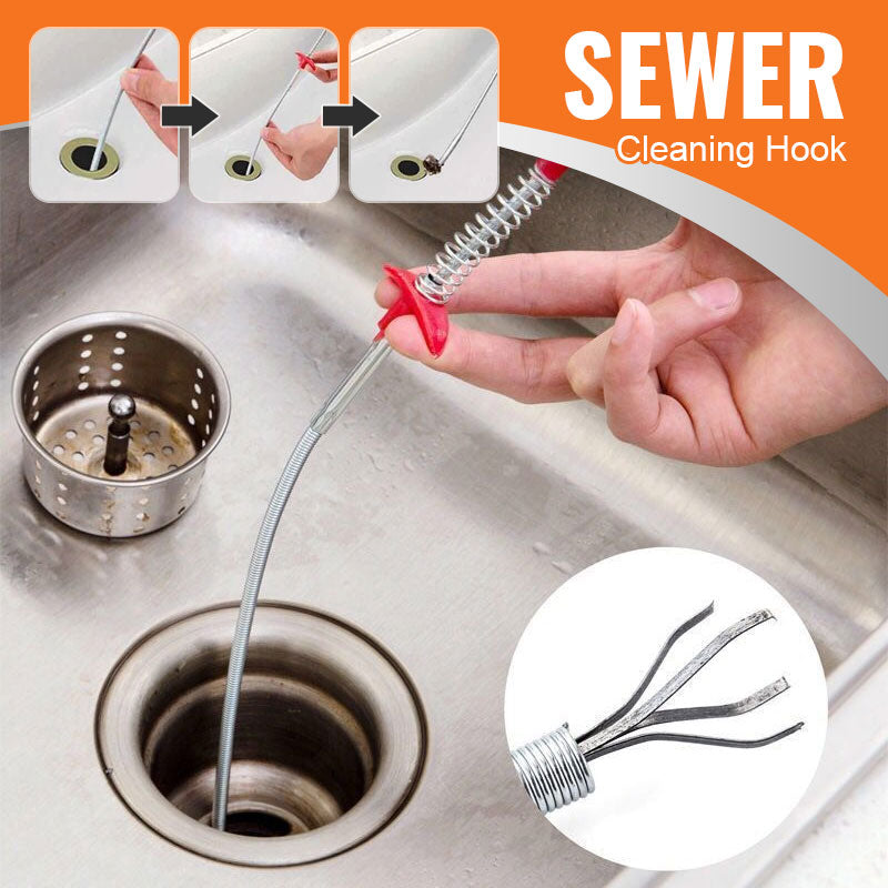 🔥🔥Sewer cleaning hook & No Need For Chemicals