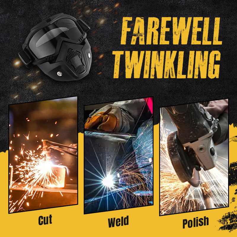 Special Mask For Welding And Cutting(Anti-Glare, Anti-Ultraviolet Radiation, Anti-Dust)