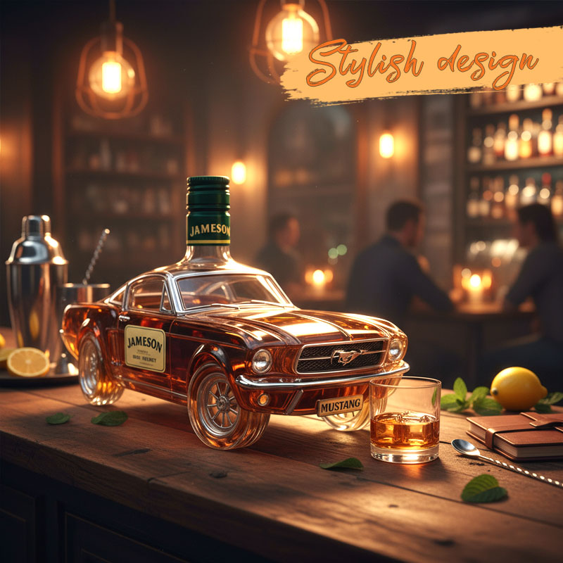 🥃Police Car Whiskey Bottle