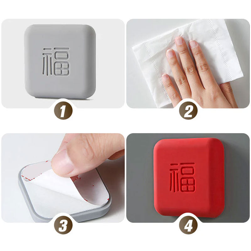 🔥2025 Hot Sale🔥No-Punch Thickened Silicone Stickers