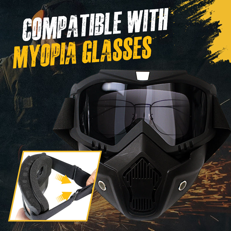 Special Mask For Welding And Cutting(Anti-Glare, Anti-Ultraviolet Radiation, Anti-Dust)