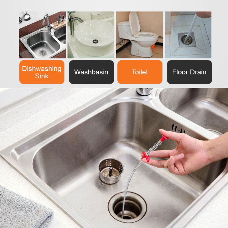 🔥🔥Sewer cleaning hook & No Need For Chemicals