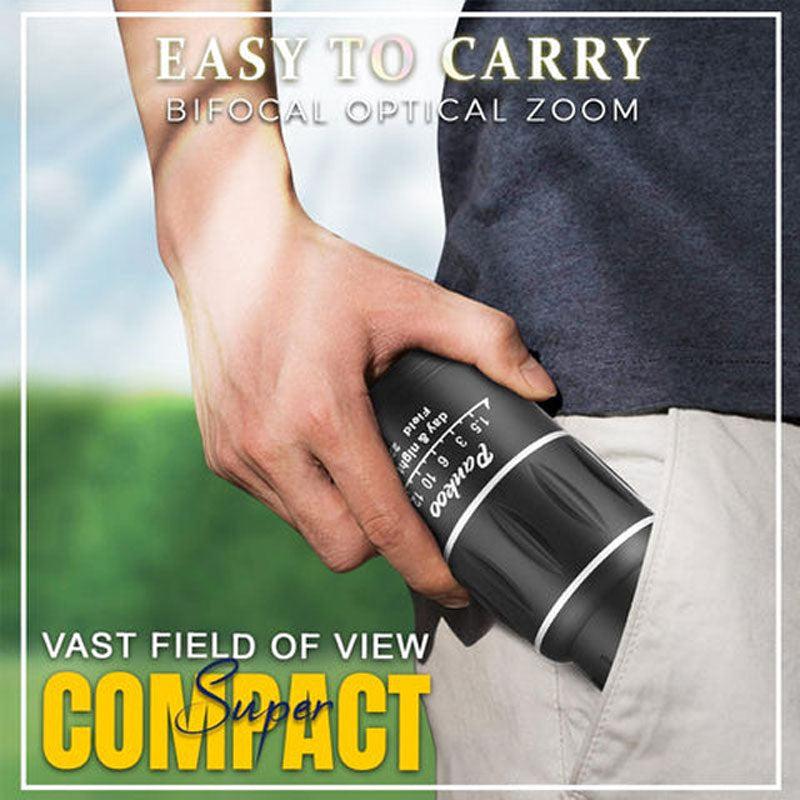 π 16x52 Monocular Telescope | High-Power Dual Focus Optical Zoom Scope π₯