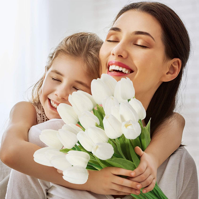 🌷🌷Outdoor artificial tulip flowers(10 pcs)
