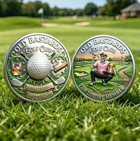 ⛳ The Eternal Golfer's Challenge Coin