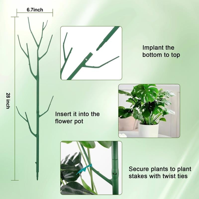 ๐๐๐ฟGardening Green Plant Support Frame