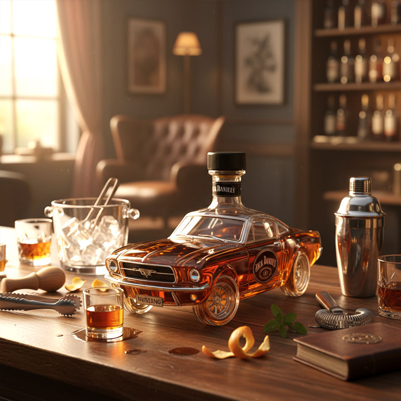 🥃Police Car Whiskey Bottle