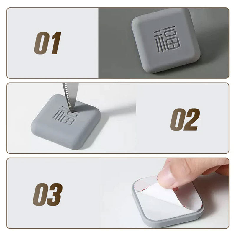 🔥2025 Hot Sale🔥No-Punch Thickened Silicone Stickers