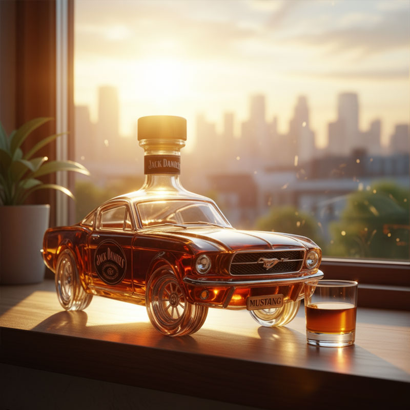 🥃Police Car Whiskey Bottle