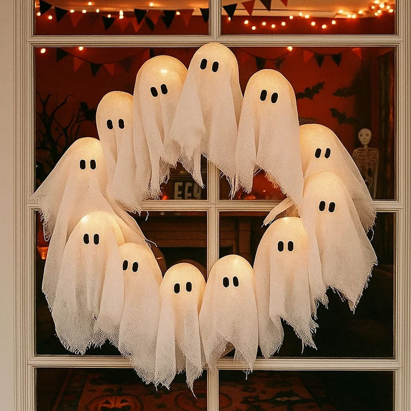 🎃👻Halloween Ghost Wreath