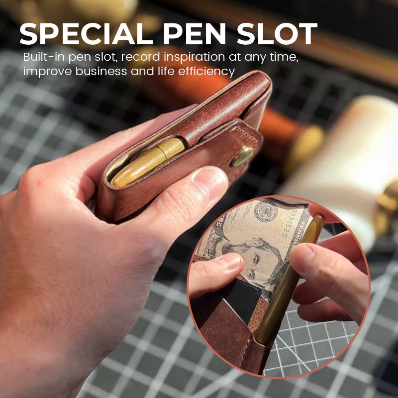💼Portable Multifunctional Leather Wallet