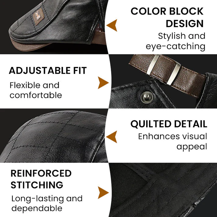 🔥New Hot Selling❤️🔥 New Fashion Leather Beret
