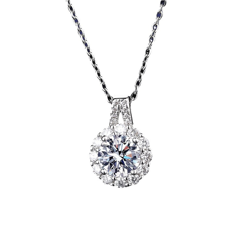 🔥🔥S925 Sterling Silver zircon Sunflower Pendant Necklace