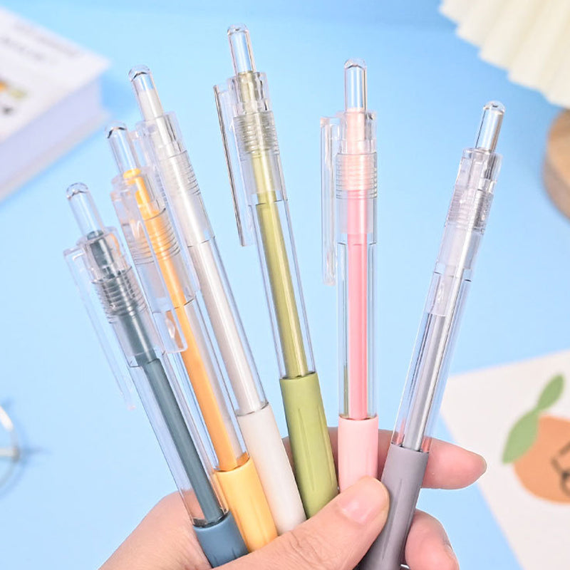 Morandi Color Cartoon Pattern Student Utility Knife(6 Pcs)