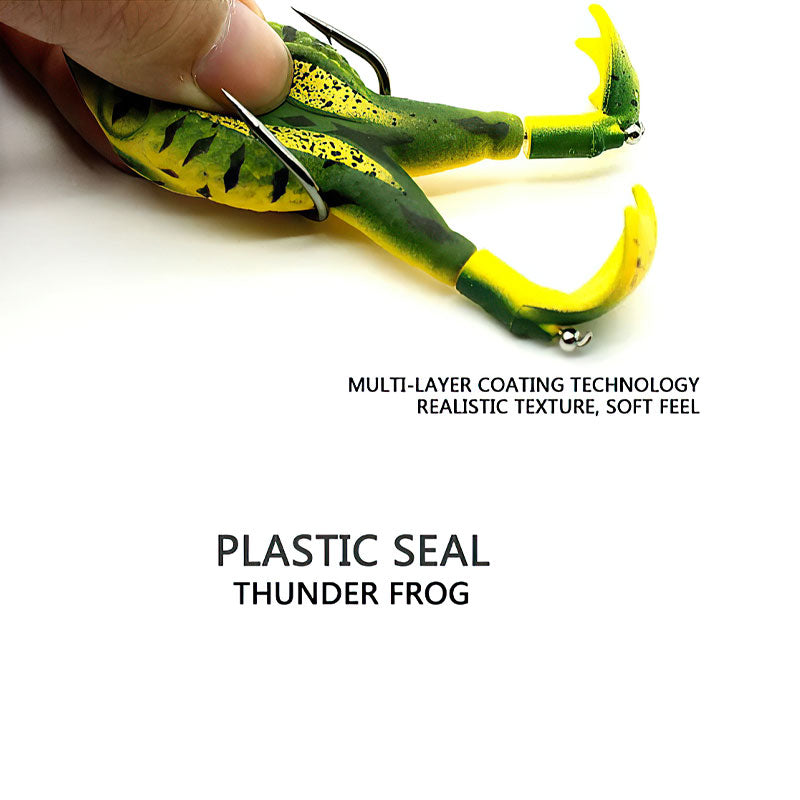 🎁Spring Cleaning Big Sale-50% OFF🐠Double Propeller Frog Soft Bait