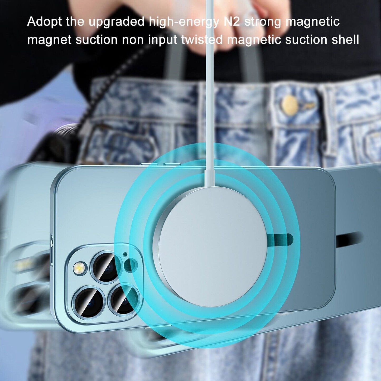 Magnetic Charging Anti-collision Matte Protective Case (π₯16 series cases are now on sale)