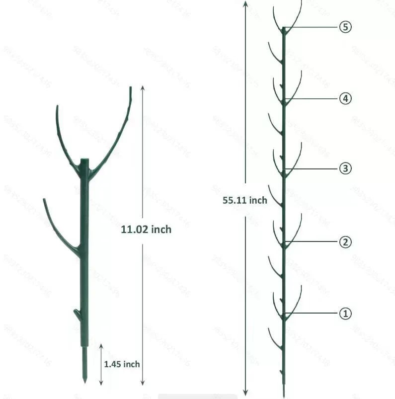 ๐๐๐ฟGardening Green Plant Support Frame
