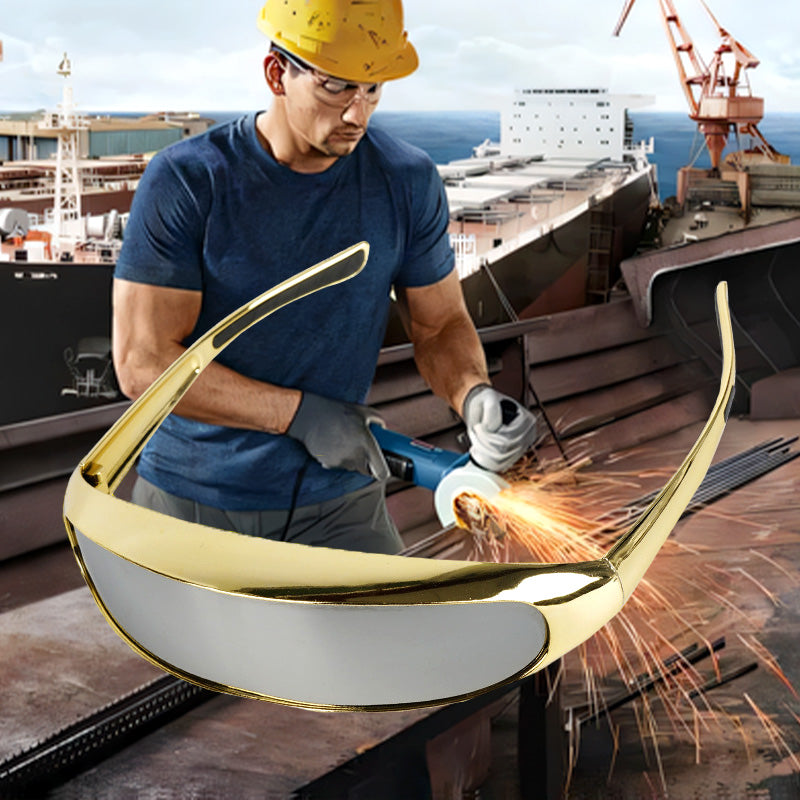 đ
Xmas Sales 49% OFFâ¨Protective One-Piece Mirror Welding Goggles