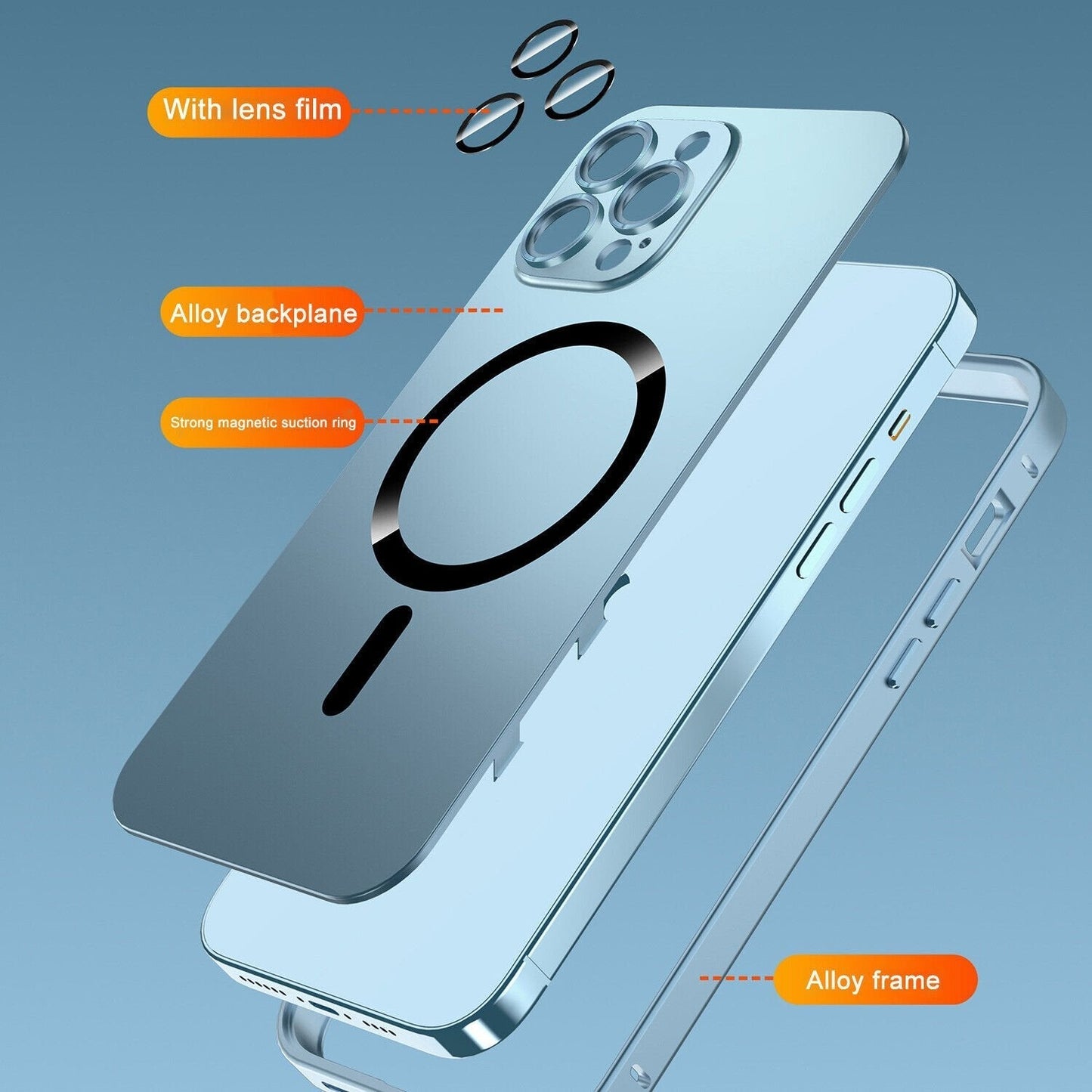 Magnetic Charging Anti-collision Matte Protective Case (π₯16 series cases are now on sale)