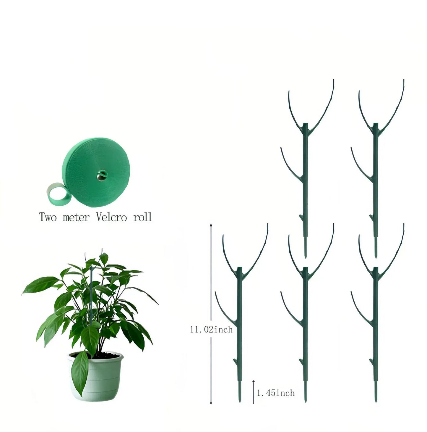 ๐๐๐ฟGardening Green Plant Support Frame