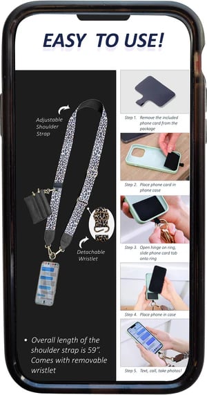 🔥LAST DAY 70% OFF👍Essential for travel-Phone Strap with Zippered Pouch🎉