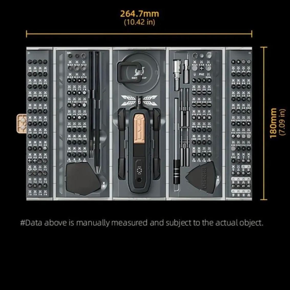 180-in-1 precision screwdriver set