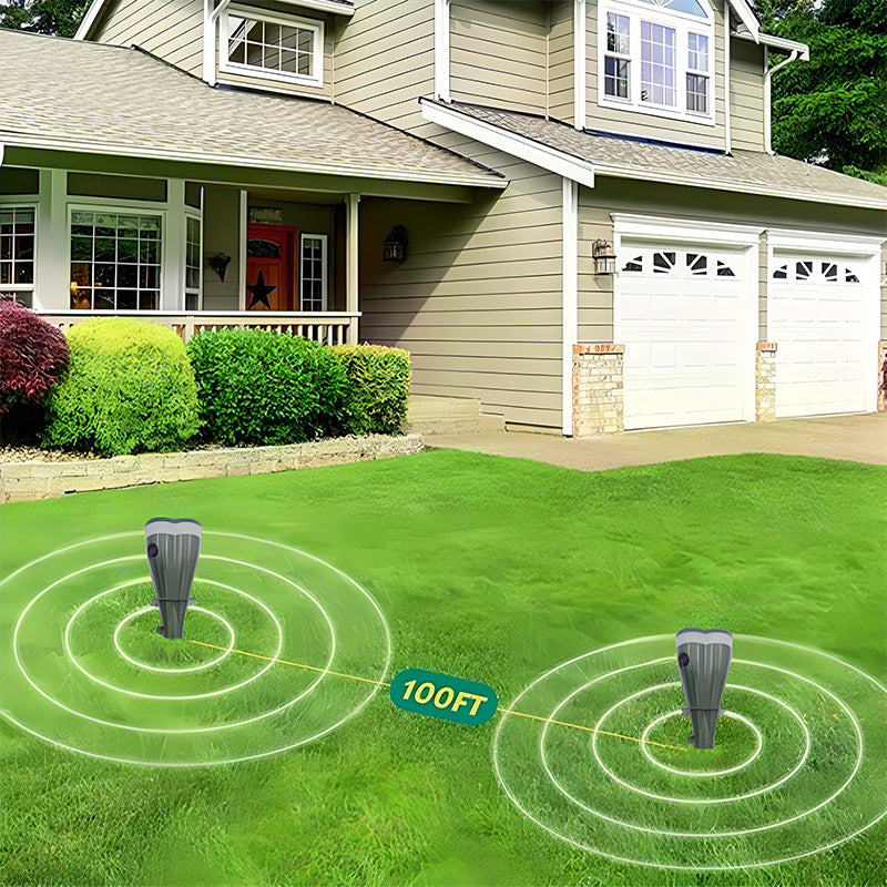 🌸Spring Sale 45% OFF🌸 Solar Powered Waterproof Screw Mole Repellent