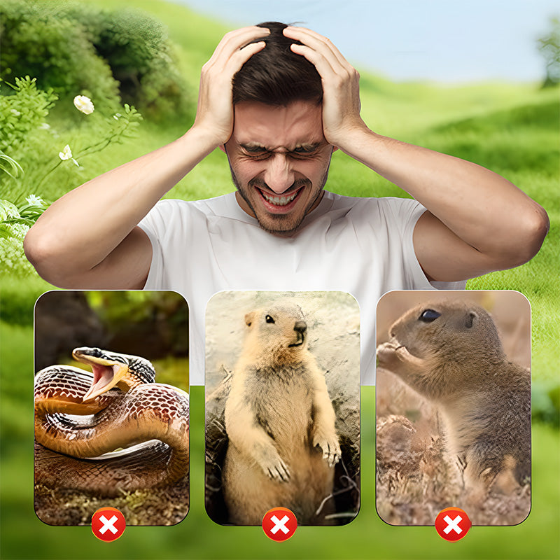 🌸Spring Sale 45% OFF🌸 Solar Powered Waterproof Screw Mole Repellent