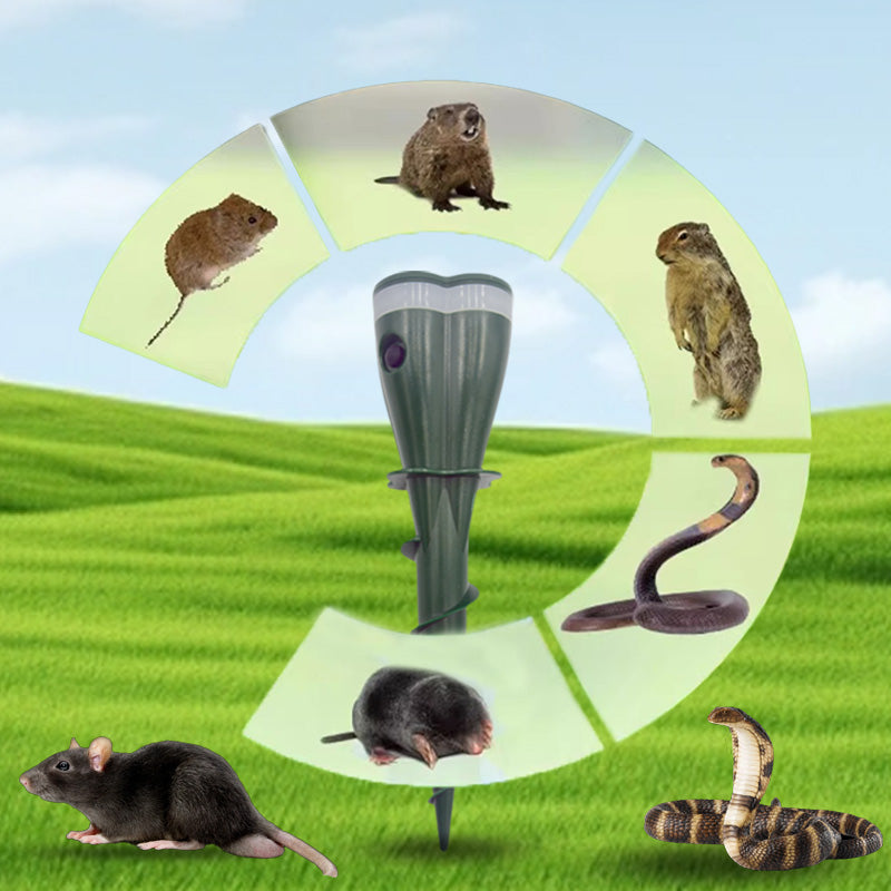 🌸Spring Sale 45% OFF🌸 Solar Powered Waterproof Screw Mole Repellent