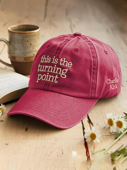 This Is A Swirl Print Baseball Cap