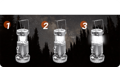 🔥🎁Hot Sale 50% OFF💡Portable LED Camping Lantern With Fan