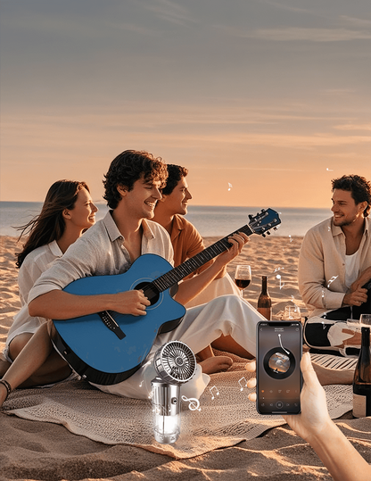 🔥🎁Hot Sale 50% OFF💡Portable LED Camping Lantern With Fan