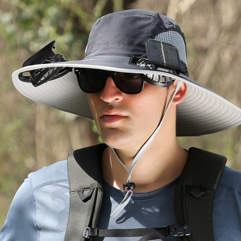 🔥HOT SALE NOW 49% OFF🔥Solar Cooling Sun Hat – Portable Fan Cap