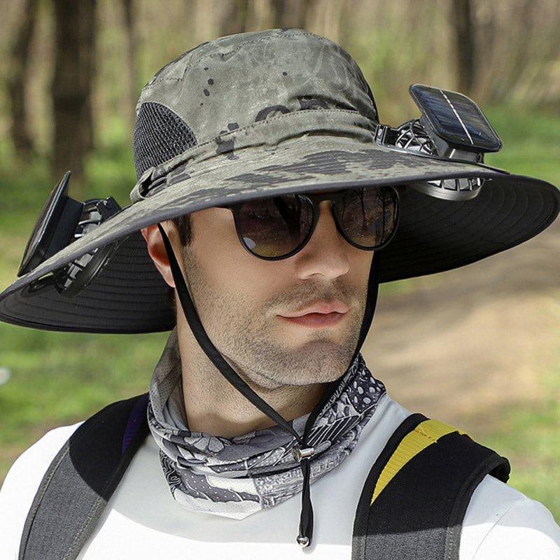 🔥HOT SALE NOW 49% OFF🔥Solar Cooling Sun Hat – Portable Fan Cap