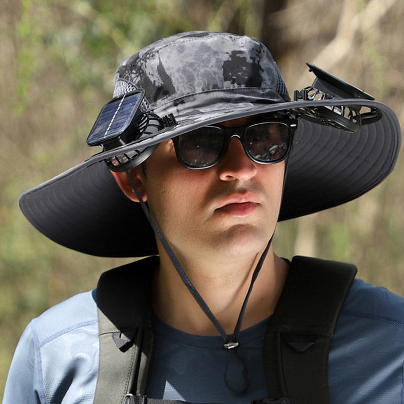 🔥HOT SALE NOW 49% OFF🔥Solar Cooling Sun Hat – Portable Fan Cap