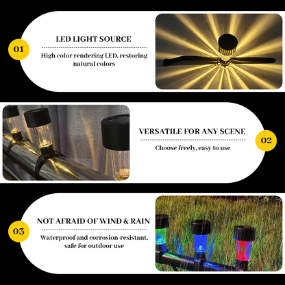 6 Pcs Pool Solar Lights for Framed Above Ground Pools Waterproof Solar Light Outdoor Swimming Pool Fence Decorations Pool Accessories Colorful Light Night Lights