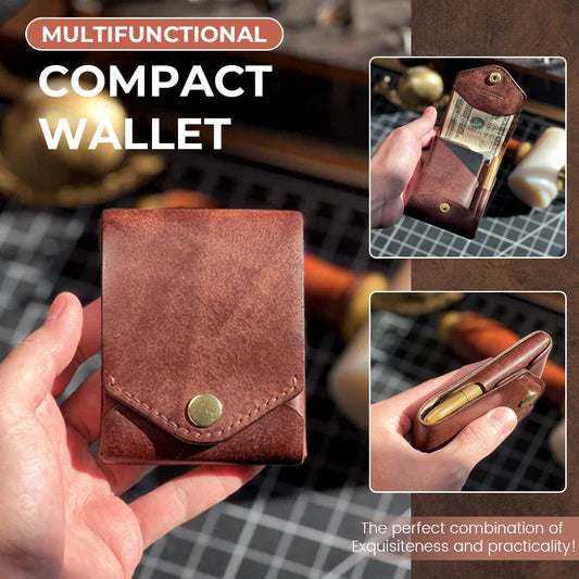 👜Vintage Handmade Leather Wallet