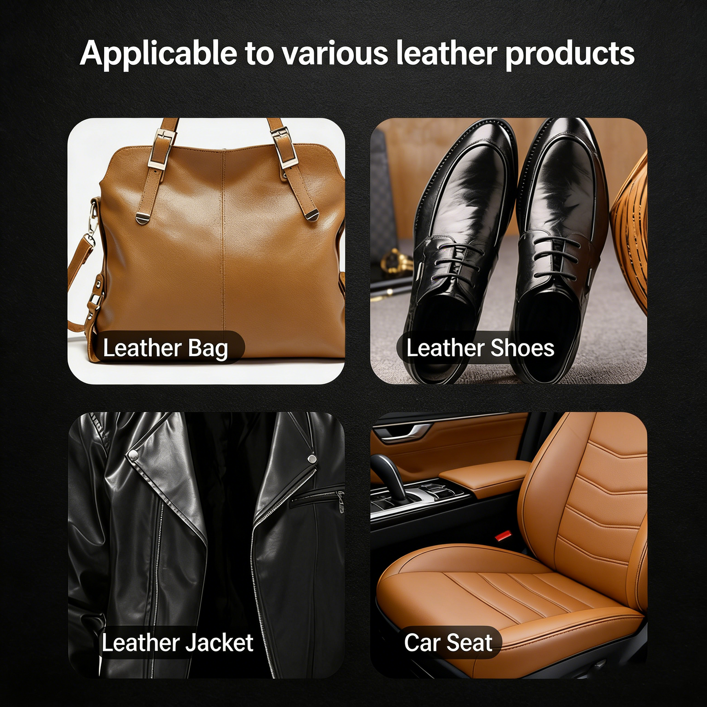 🚗 Multi-use Leather Oil Care Brush  - Easily Repair Leather Scratches 🧼