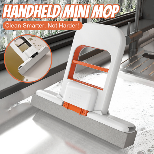 🧼 Handheld Mini Mop – Clean Smarter, Not Harder! 🧼