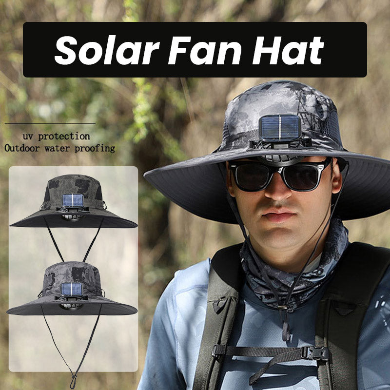 🔥HOT SALE NOW 49% OFF🔥Solar Cooling Sun Hat – Portable Fan Cap