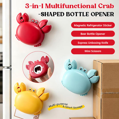 3-in-1 Multifunctional Crab Bottle Opener