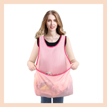 💃Laundry apron with pockets