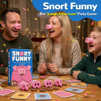 Snort Funny: The "Laugh &You Lose" Party Game 🐷😂
