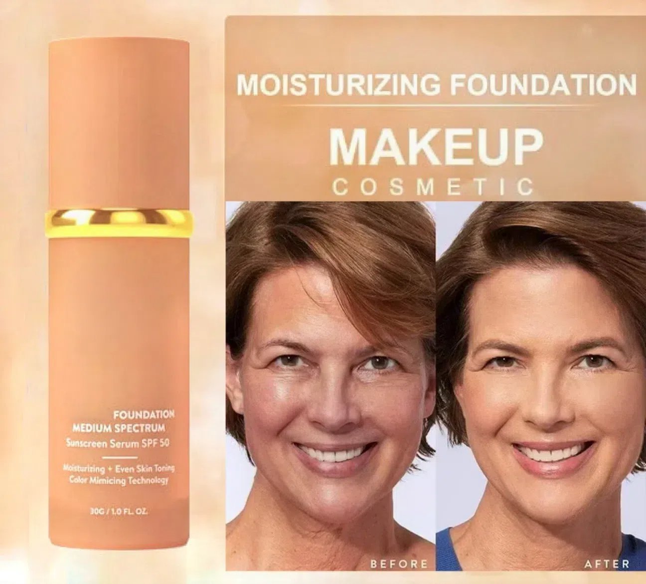🔥Last Day Sale 49% OFF🎁 Foundation 4 in 1 - Light Spectrum