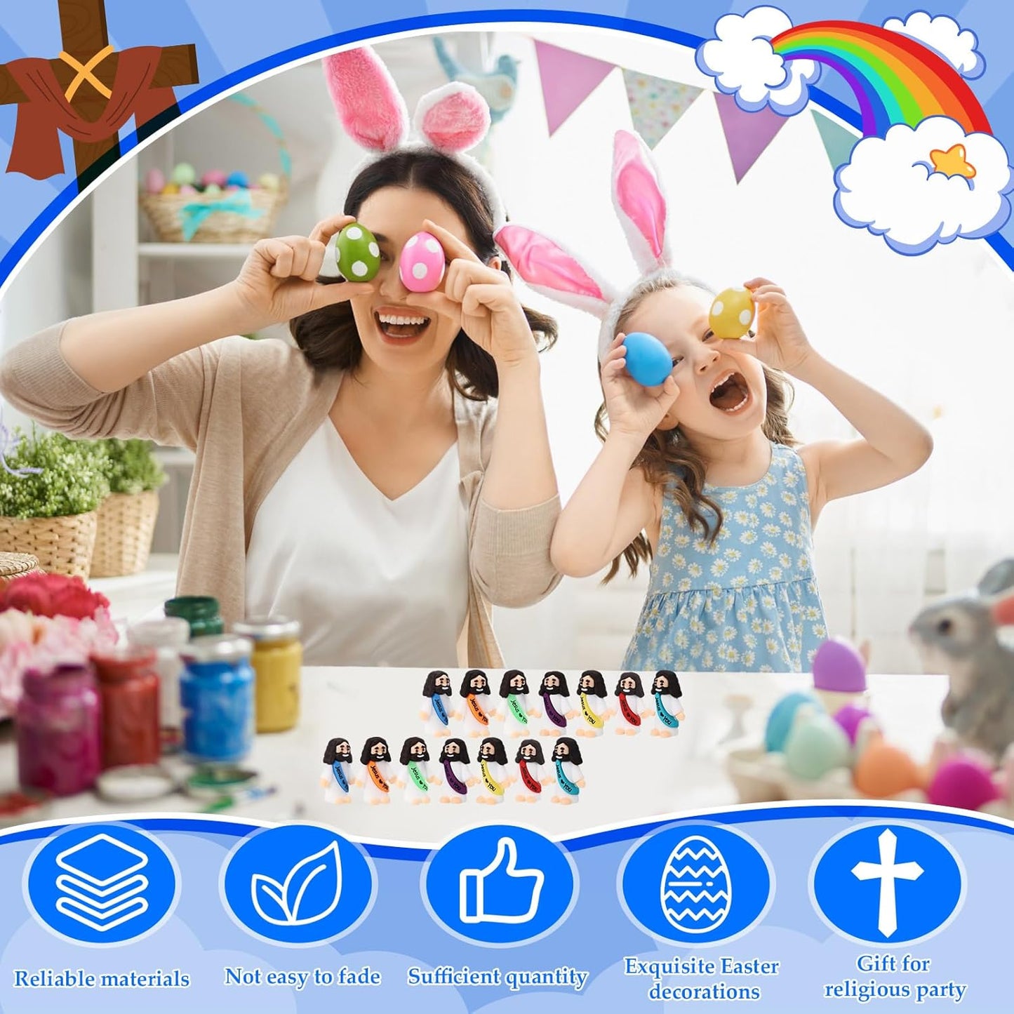 🔥Original Design  Figures - Jesus Loves You💖