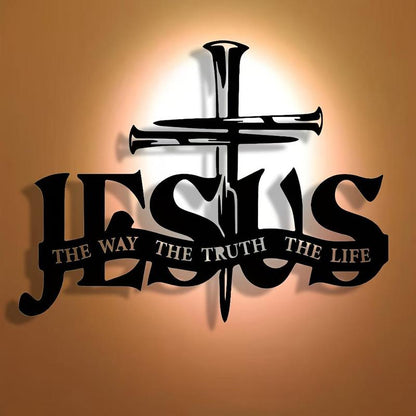 (🎁Last Day 49% OFF)🔥Jesus & Cross Design Wall Art - ⌛Limited Handmade Series